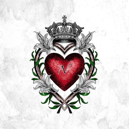 Princess design with the title 'Wifey tattoo'