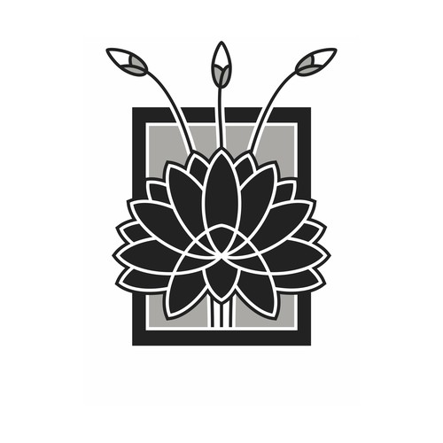 Art line design with the title 'Character Icon for Fantasy Author'