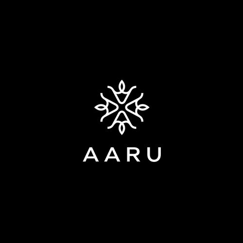 Brand logo with the title 'AARU'