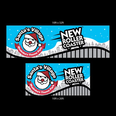 Santa Village Billboard Design