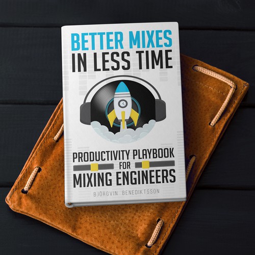 Music book cover with the title 'Book cover design'