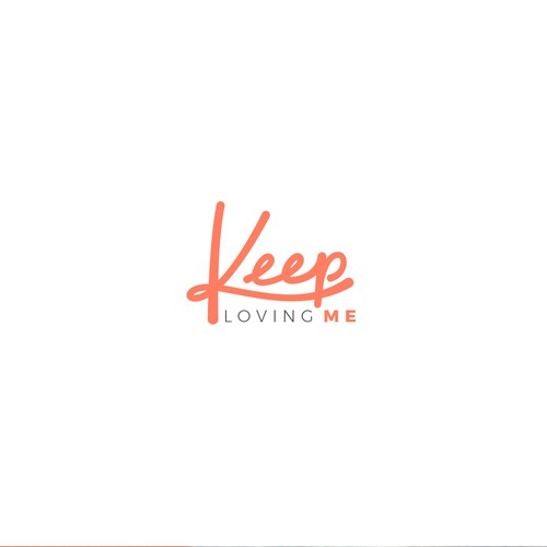 Eye-catching logo with the title 'Eye catching logo for Keep Loving Me'