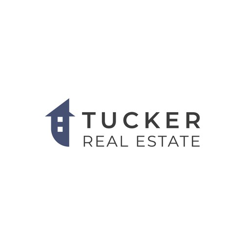 Out-of-the-box logo with the title 'Initial-based Logo for real estate agent.'
