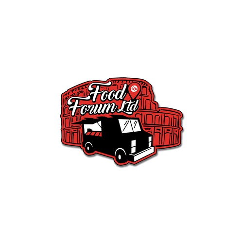 Street food logo with the title 'Logo design for a street food collective'