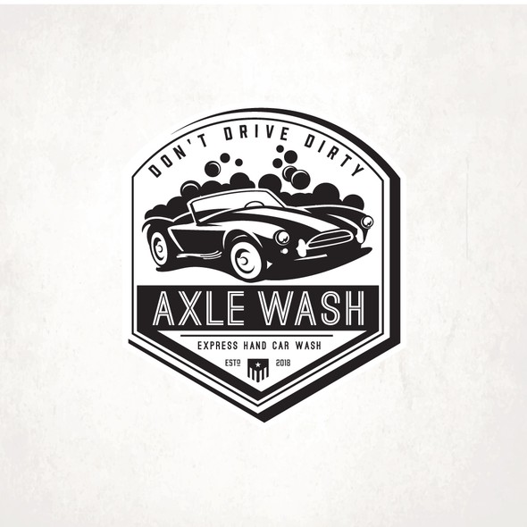 Cobra design with the title 'Axle Wash'