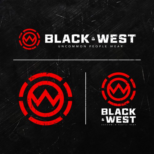 Portfolio logo with the title 'Black & West Streetwear'