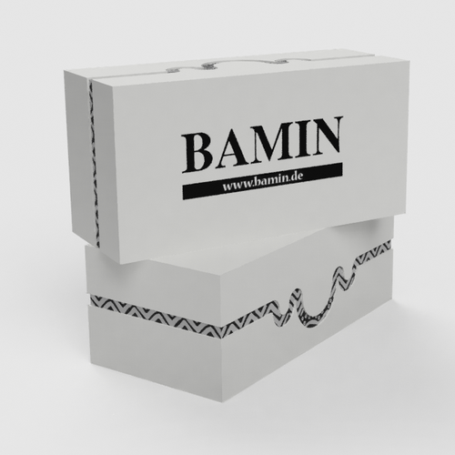 Sophisticated packaging with the title 'box design for online store'
