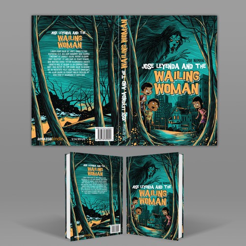 Children's book cover with the title 'Book illustration'