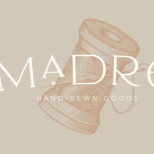 Vintage logo with the title 'Logo for Handsewn goods store'