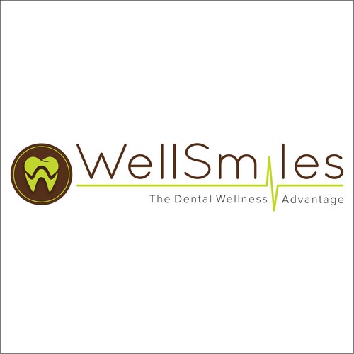 Pdf logo with the title 'Well Smiles Logo'