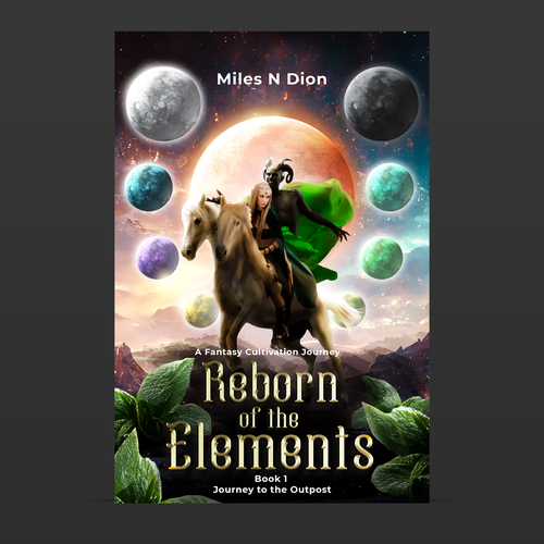 God design with the title 'Fantasy Book Cover Design'