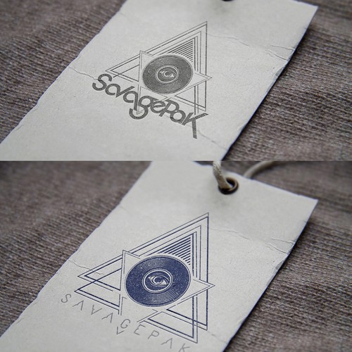 Hippie logo with the title 'Logo Design for Fashion Brand'