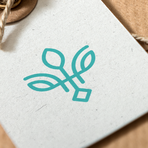 Dispensary logo with the title 'Organic Logo Design'