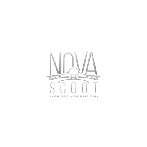 Nova logo with the title 'logo for moto biker shop'