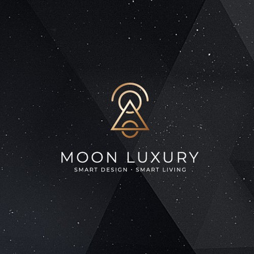 Upscale design with the title 'MoonLuxury'