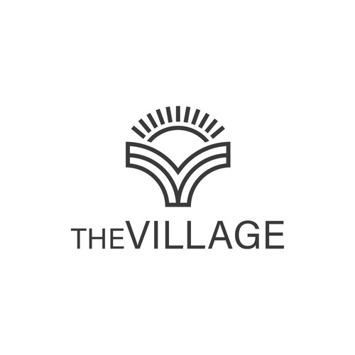 Sunrise logo with the title 'Village Logo'