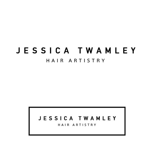 Barber design with the title 'Logo design for hair artistry'