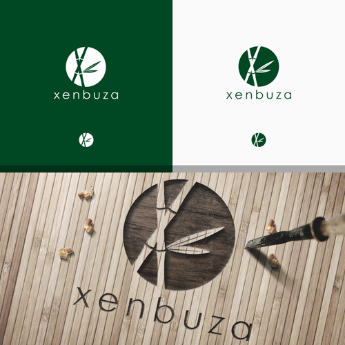 Bamboo design with the title 'Logo for Xenbuza brand'
