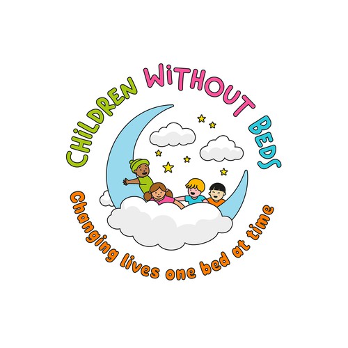 Bed design with the title 'Children Without Beds'