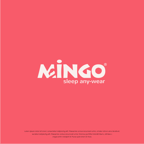 Flamingo design with the title 'Mingo'