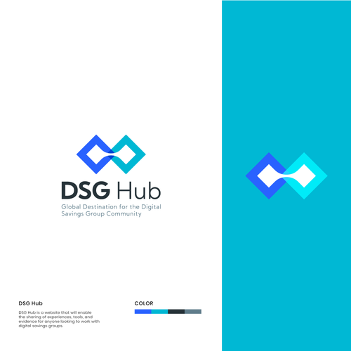 Together design with the title 'DSG Hub Logo design Proposal'