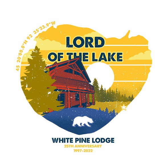 Summer design with the title 'Lord of the Lake'