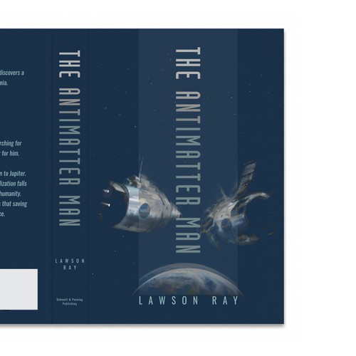 Design with the title 'Sci-fi cover'