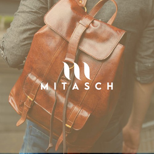 Leather logo with the title 'Initial Based logo'