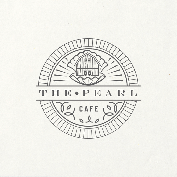 Vintage modern logo with the title 'А logo for a new café'