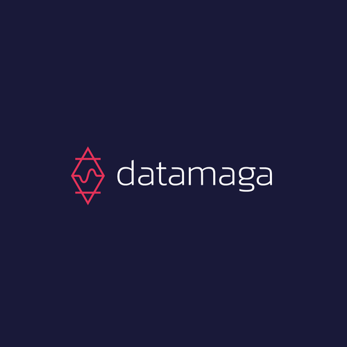 Meaningful logo with the title 'Datamaga Logo'