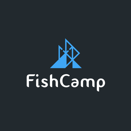 Great design with the title 'FishCamp'
