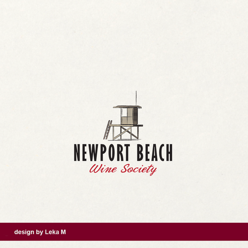 California logo with the title 'Newport beach'