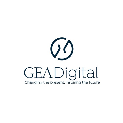 Symmetrical design with the title 'Logo for Consulting Firms'