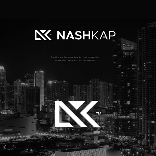 Real estate logo with the title 'Nashkap Realty'