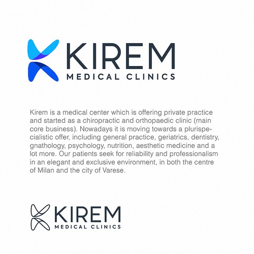 Clinic design with the title 'Medical Clinics Logo Design'