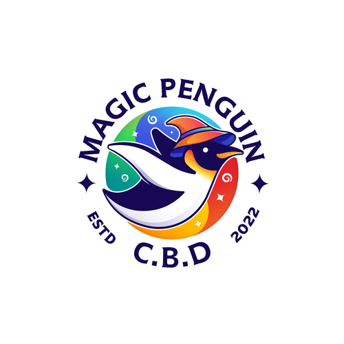Penguin logo with the title 'MAGIC PENGUIN'
