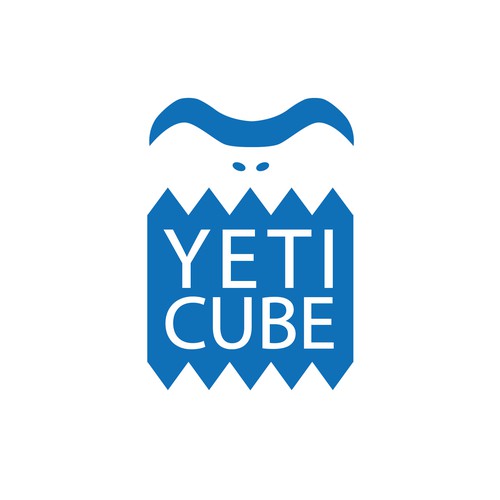 Yeti logo with the title 'YETICUBE logo'