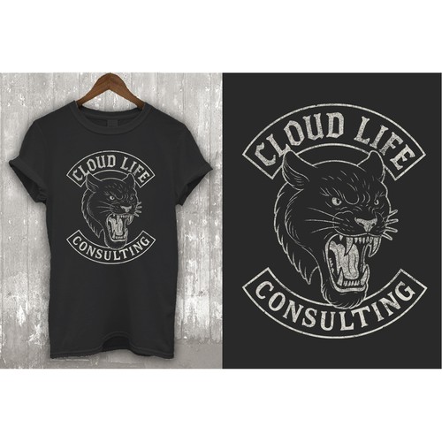 Classic t-shirt with the title 'CLOUD LIFE CONSULTING'