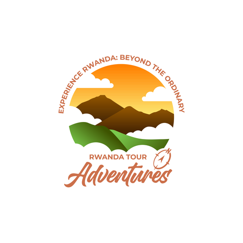 Tourism logo with the title 'Rwanda Tour'