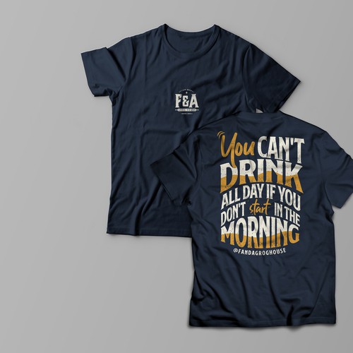 Drink t-shirt with the title 'Drink beer'