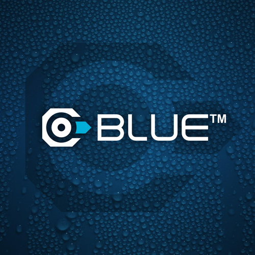 Advanced logo with the title 'Blue'