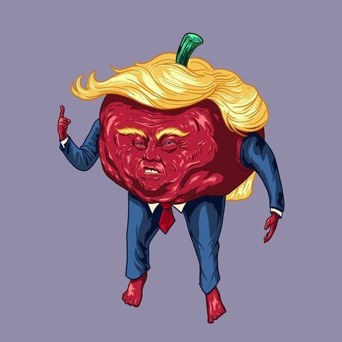 Weird design with the title 'Senor Tomato'