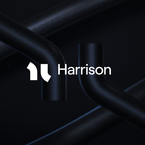 Wire logo with the title 'Harrison Electrical Contracting Logo'