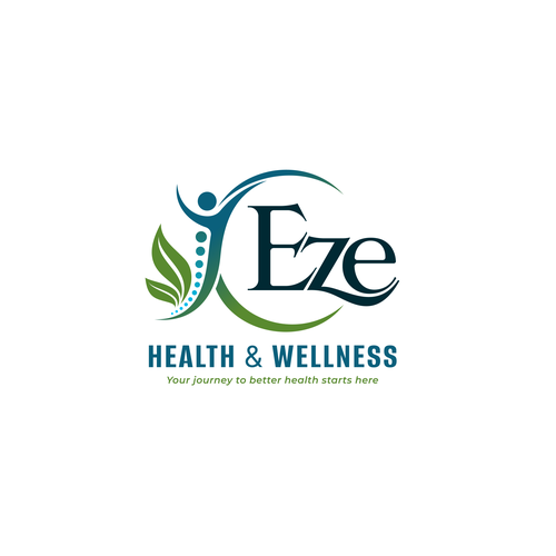 Wellness center logo with the title 'Eze - Logo'