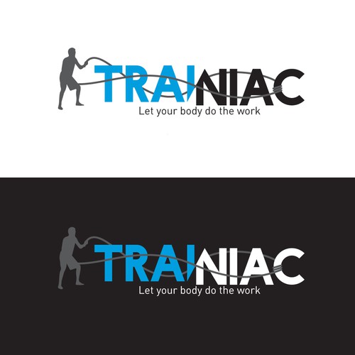 Battle logo with the title 'Logo for a fitness instructor'