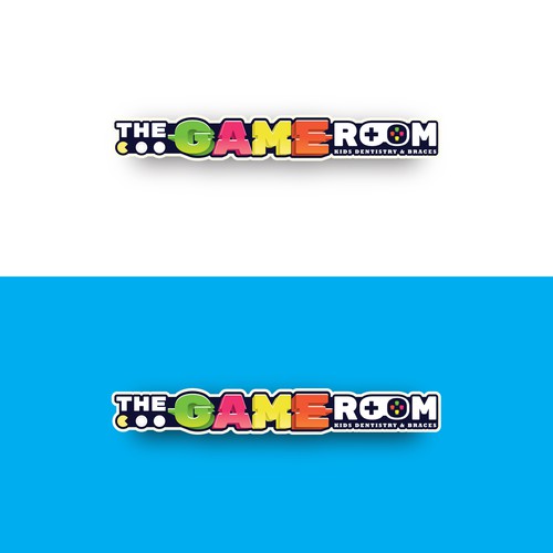 Braces design with the title 'The Game Room'