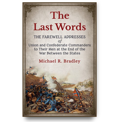 History book cover with the title 'History book about American Civil War'