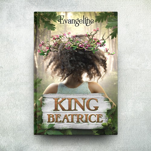 Girl book cover with the title 'King Beatrice Book Cover'