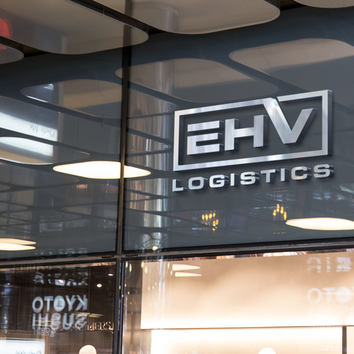 Operations logo with the title 'ehv logistics logo design'
