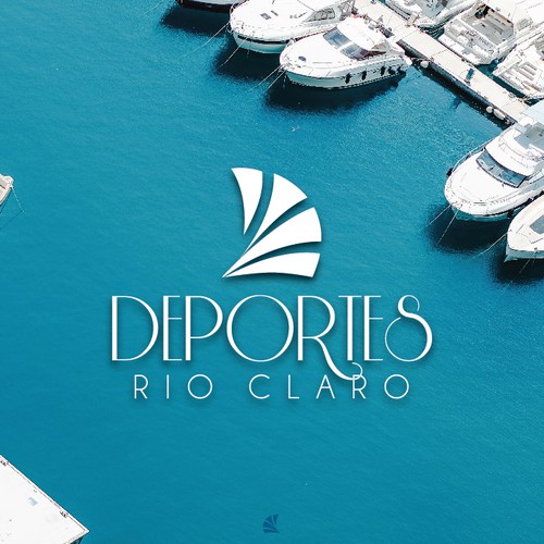 Yacht design with the title 'Deportes - Rio Claro'